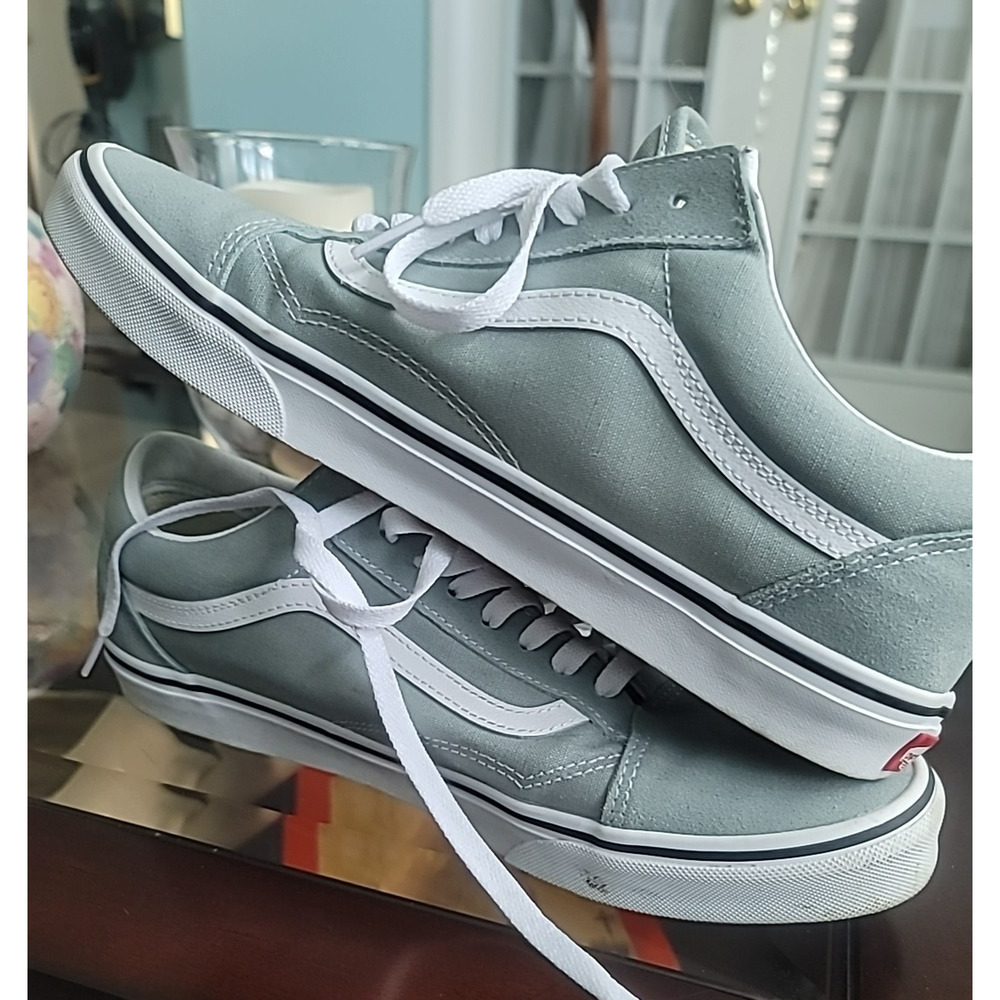 VANS Old Skool Color Theory - Iceberg Green M 11.5 W 13 Unisex Skate - Picture 7 of 15